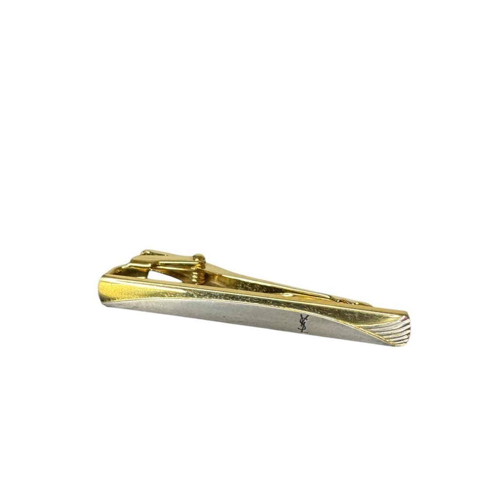 YSL Two Tone Tie Clip